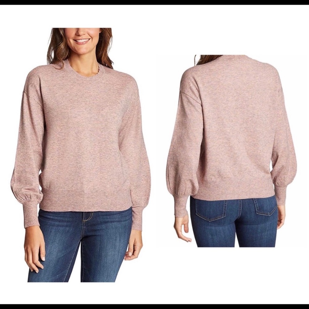 NWT XS Ella Moss scalloped sweater